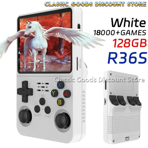 NEW R36PRO Retro Handheld Video Game Console Linux System 3.5 Inch IPS Screen Portable Pocket Video 64GB/256GB Player Games Gift