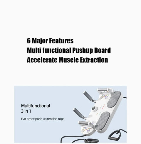 Multifunctional Plank Support Pushups Stand Training Board Home Intelligent Exercise Equipment for Chest and Abdominal Muscles