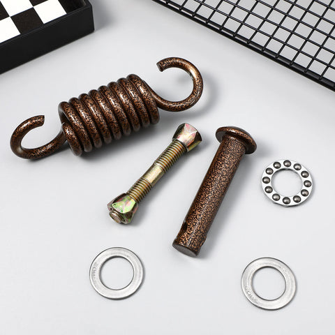 1 Set Stainless Steel Hammock Replacement Hook Spring Buckle Kit With Screw Bolt Durable Hanging Chair Fitting Parts For Porch