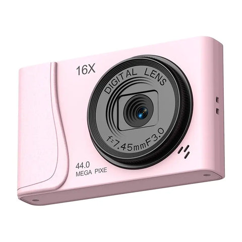 4K Digital Camera Retro CCD 24 Million Pixels Camcorder 16x Zoom Compact Cameras Auto Focus for Kids Adult Beginners Photograph