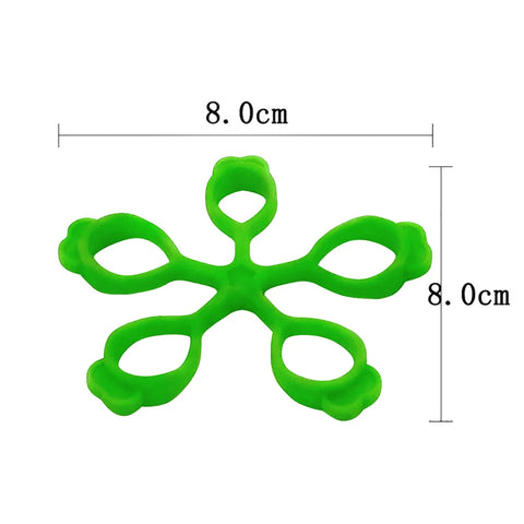 5-1PCS Silicone Finger Gripper Strengthener Trainer 6-80LB Elastic Hand Grip Finger Exerciser For Guitar/Patient Hand Trainer