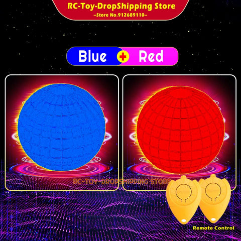 Flying Ball Spinner Toy Hand Control Drone Helicopter 360° Rotating Mini UFO with Light Coy Kids Gifts Game Children Sports Ball