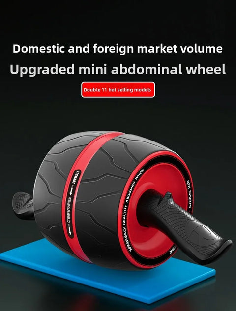 Rebound Ab Roller with Knee Pad – Home Gym Core Strength Trainer | Belly Wheel Workout for Effective Abs Exercise