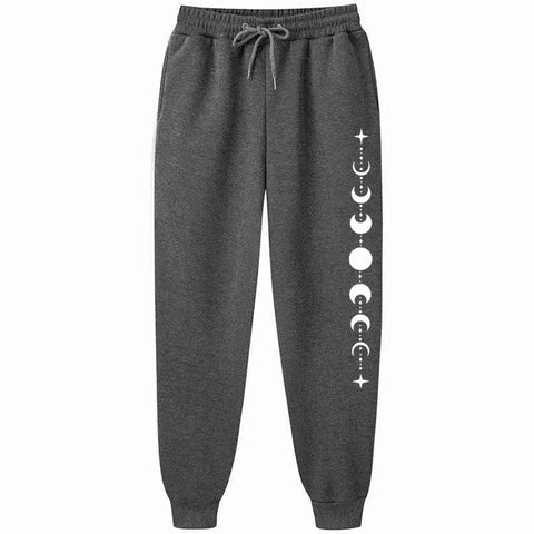 Women Casual Letter Printing Joggers Autumn Winter Drawstring Casual Pants Fleece Sweatpants Workout Running Gym Fitness Trouser