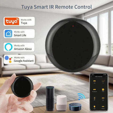 Tuya WiFi Universal IR Remote Controller Smart Home Infrared Remote Control for TV Air Conditioner Works with Alexa Google Home