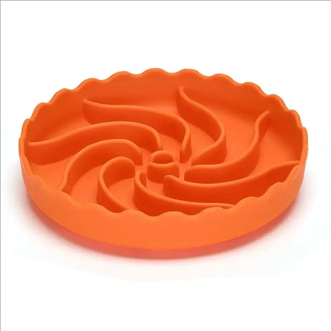 Dog Slow Food Bowl Food Grade Silicone Pet Slow Feeder Bowl with Suction Mat Dog Slow Eat Bowl Anti-choking Pet Feeding Supplies