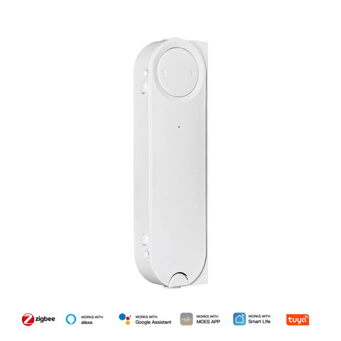 MOES Tuya ZigBee Smart Sliding Window Pusher Automatic Opener Closer Solar Charging App Remote Control Support Alexa Google Home