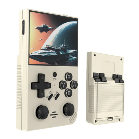 2026 New R35 Plus Retro Handheld Video Game Console Linux System 3.5 Inch IPS Screen Portable Pocket Video Player R36S 64G Games