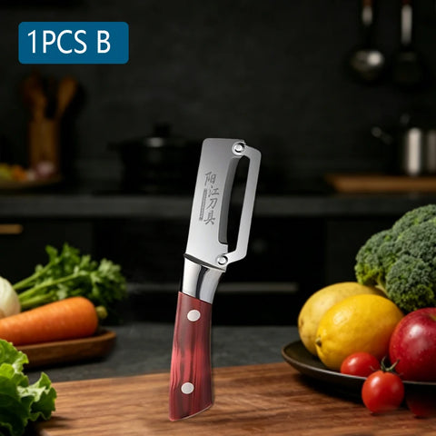 WXCOO MultiFunction Peeler Kitchen Stainless Steel Vegetable Peeler Fruit Knife 2-in-1 Bottle Opener Kitchen-Specific Peeler