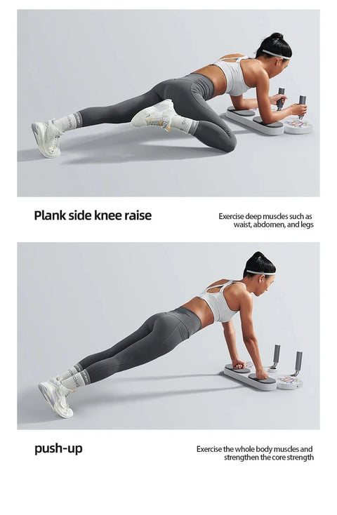 Multifunctional Plank Support Pushups Stand Training Board Home Intelligent Exercise Equipment for Chest and Abdominal Muscles
