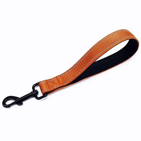 Dog Leash Short Dogs Leash 25cm Nylon Reflective Leashes for Dog Walking Comfortable Handle Short Dogs Leashes Nylon Pet Chain