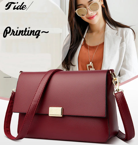 2024 Crossbody Bag For Women Fashion Small PU Leather Shoulder Bags Luxury Designer Quilted Female Zipper Purse And Handbags