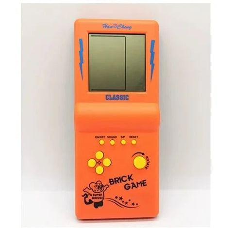 Large Screen Handheld Game Console Built-in 23 Games for Tetris Classic Retro Game Players Machine Puzzle Toys Children Boys
