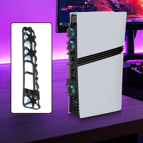 Cooling Fan For PS5 Pro External Fan Cooler Quiet Cooler Fan Vertical Radiator Efficient Cooling System for Playstation 5 Pro