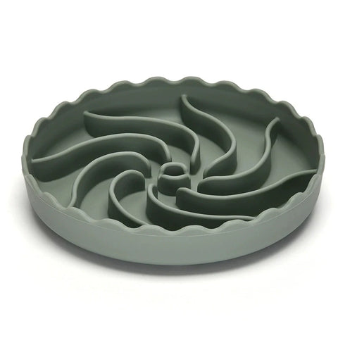 Dog Slow Food Bowl Food Grade Silicone Pet Slow Feeder Bowl with Suction Mat Dog Slow Eat Bowl Anti-choking Pet Feeding Supplies