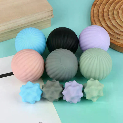 Physical Fascia Ball Silicone Release Deep Tissue Massage For Yoga Fitness Shoulder Neck Foot Hand Muscle Relaxation Equipment