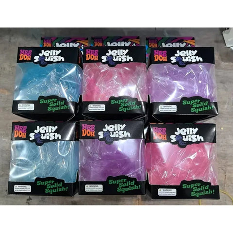 Transparent Glitter Jellyfish Squishy Toy Super Soft TPR Squeeze Stress Ball Sensory Fidget Toy for Anxiety Relief