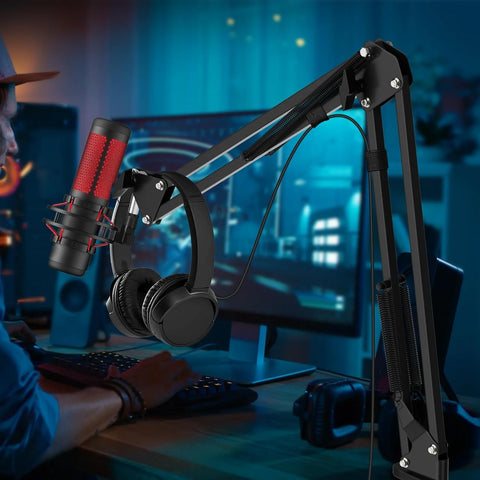 Professional Flexible Desktop Microphone Adjustable Suspension Scissor Boom Arm Stand for SM7B AM8 A8 A6V K658 K688 K669 Mic