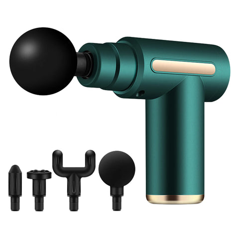 Mini Fascia Massage Gun Muscle Massage Gun with 4 Attachments for Muscle Recovery & Pain Relief