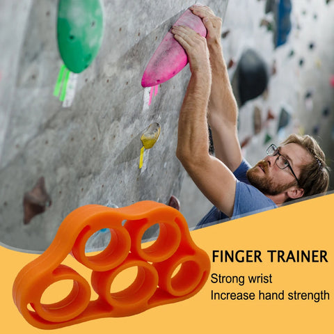 5-1PCS Silicone Finger Gripper Strengthener Trainer 6-80LB Elastic Hand Grip Finger Exerciser For Guitar/Patient Hand Trainer