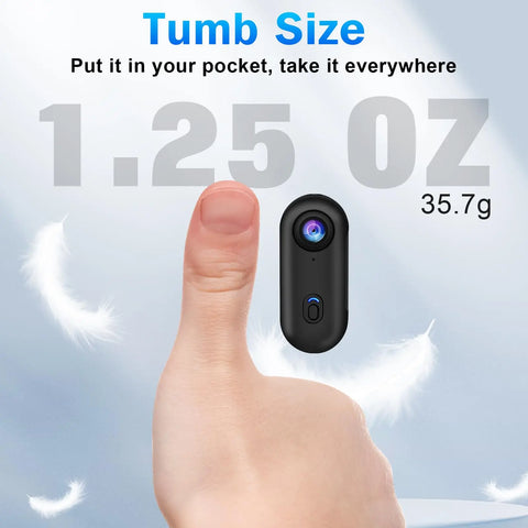 HD Action Camera Mini 4K WiFi Wireless Magnetic Portable POV Cam 1080P  Portable Vlog Video Bodycam for Helmet Motorcycle Sports