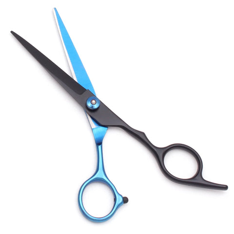 Hair Scissors JP Stainless Hairdressing Scissors 6" Haircut Set Black Thinning Shears Salon Haircut Scissors Razor Combs C1001