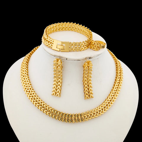 Necklace & Earring Set for Women,  Bracelet Jewelry Sets, Bridal Wedding Gift Jewellery Woman Accessories