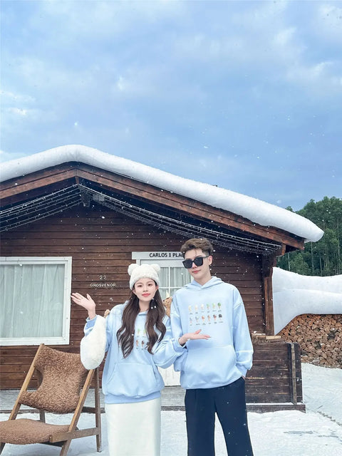 Hooded  Matching Warm Mom Dad Daughter Son Matching Top Clothing Sweatshirts Babyfor The Whole Family Romper Spring Hoodies
