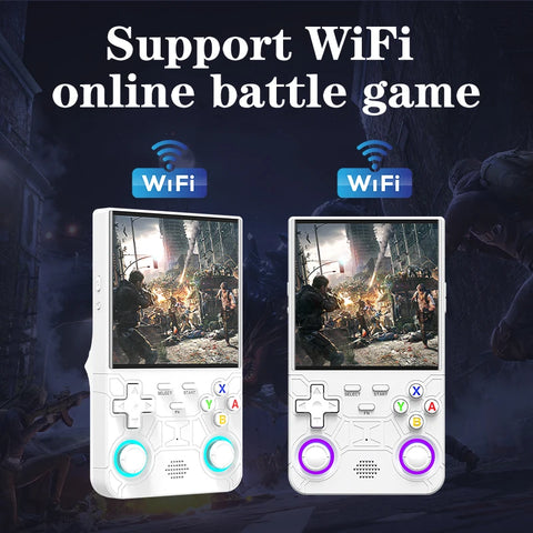 R36S R36 Ultra Handheld Retro Video Game Console IPS Screen 128GB Games Portable Pocket Player Linux System R36Ultra R36 PRO