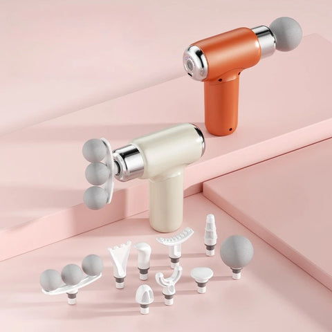 Massage Gun Portable Mini Handheld Fascia Gun Deep Tissue Muscle Relaxation Adjustable Speed Fascia Gun For Body Back Neck Legs