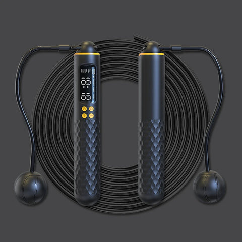 Jump Rope With Counter Adjustable Skipping Calorie Smart For Fitness Exercise And Weight Lose Counting Steel Traini Home Sport
