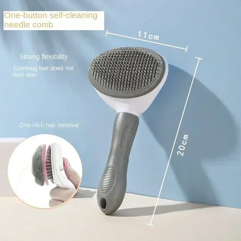 Stainless Steel Hair Remover Brush for Dogs and Cats Cats Pet Products Dog Grooming Equipment Cat Accessories Things Supplies
