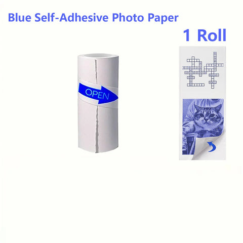 Cute Shape Instant Print Camera, 1080P HD Dual-Lens Camera Instant Print, Comes with Rolls of Thermal Printing Paper