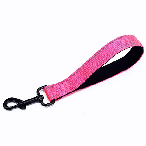 Dog Leash Short Dogs Leash 25cm Nylon Reflective Leashes for Dog Walking Comfortable Handle Short Dogs Leashes Nylon Pet Chain