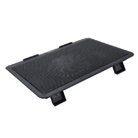 Portable Adjustable Laptop Cooling Pad USB Port Metal Mesh Laptop Cooler Fan LED Light Notebook Cooler Office
