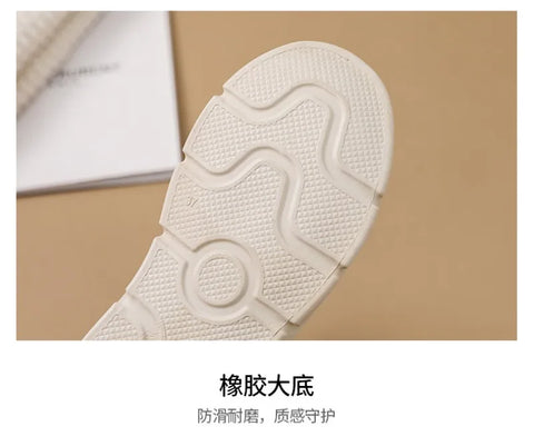 Chunky Sneakers Women 2025Spring Platform Designer Casual Shoes Comfortable Softsole Waterproof Vulcanize Shoes Zapatillas Mujer