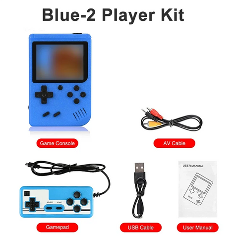 Built-in 400 FC Games with Portable Case Mini Retro Handheld Game Console 3.0 Inch LCD Screen Video Game Player Kids Boys Gift
