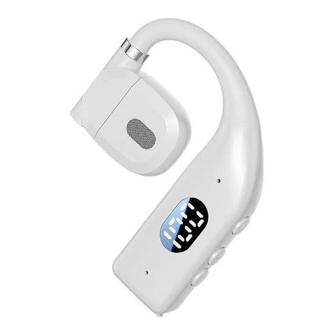 LED Single Earphones Long Standby Business Headphones Waterproof Mono Headset Outdoor Call Bluetooth 5.3 Wireless Earbuds