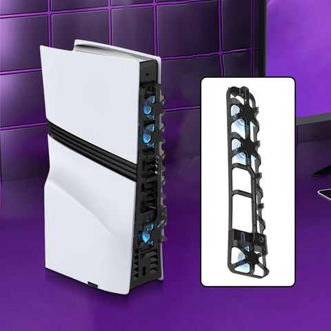 Cooling Fan For PS5 Pro External Fan Cooler Quiet Cooler Fan Vertical Radiator Efficient Cooling System for Playstation 5 Pro