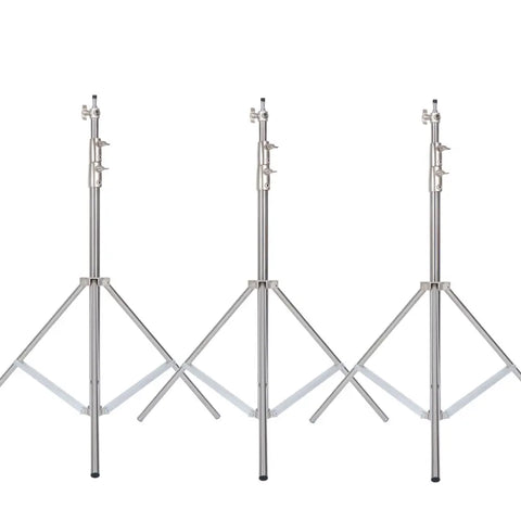 2/2.9M Tripod Super Stable Big Tripod Foldable Light Stand Lifting Frame Wheels Photography Softbox Photo Studio Stainless Steel