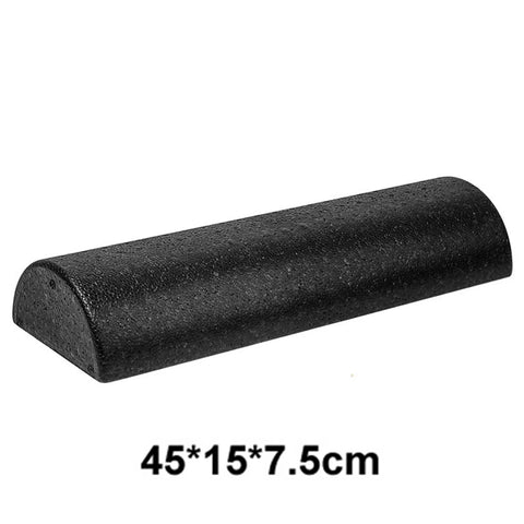 Half Round Yoga Column Roller Tool Muscle Relaxation Fitness Muscle Foam Roller Foam Massage Roller Stick for Home Gym Exercise