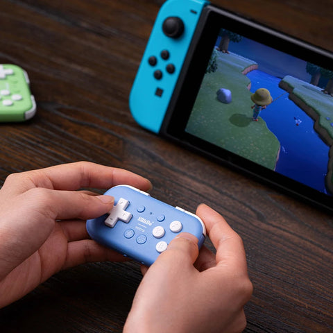 8Bitdo Micro Bluetooth Gamepad Pocket-sized Mini Controller for Switch1/2, Android,iOS,and Raspberry Pi, Supports Keyboard Mode
