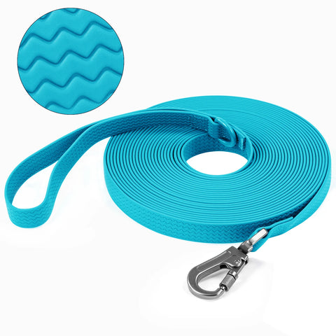 1.8M 3M 5M 10M PVC Heavy Duty Long Dog Leash for Large Medium Dogs Waterproof Easy Clean Strong Durable Running Training Leash