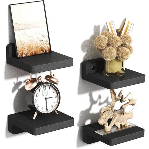 Floating Shelves for Wall, Wood Shelf 5 Inch Display Ledges Room Decor,