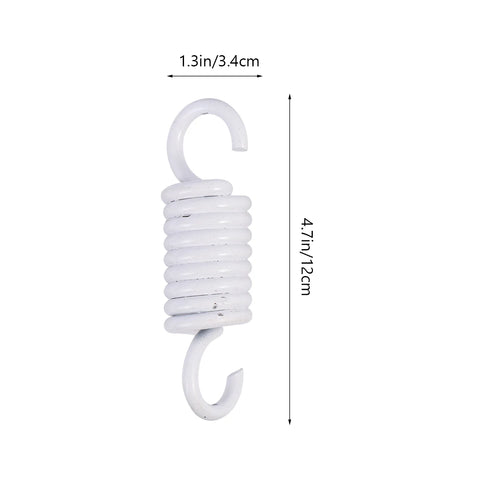 1 Set Stainless Steel Hammock Replacement Hook Spring Buckle Kit With Screw Bolt Durable Hanging Chair Fitting Parts For Porch