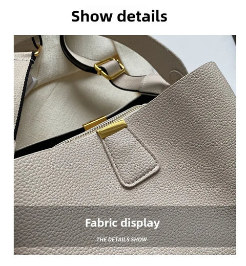 2026 New Trendy Fashion Handheld Bucket Bag Large Capacity Crossbody Bag for Women High-end Feel Women's Bag