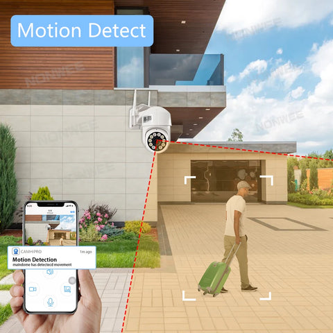 5MP PTZ Wireless WiFi Video Surveillance Camera 1080P 4G SIM Card Speed Dome Outdoor HD CCTV Camera IR Night Vision 20M Camhipro