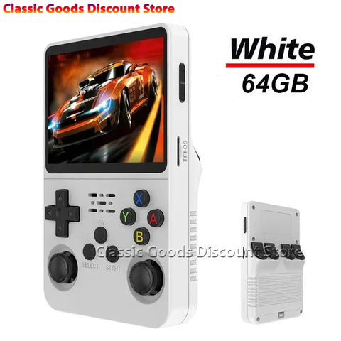 NEW R36PRO Retro Handheld Video Game Console Linux System 3.5 Inch IPS Screen Portable Pocket Video 64GB/256GB Player Games Gift