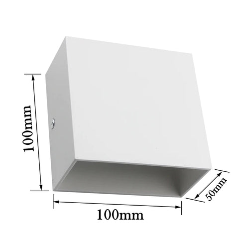 6W/12W LED wall lamp aluminum alloy wall light indoor lighting hard wired wall lamps suitable for bedrooms and living rooms