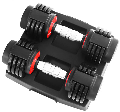 Adjustable dumbbell 15kg, quick adjustment for students, men and women, fitness home exercise equipment, adjustable dumbbell
